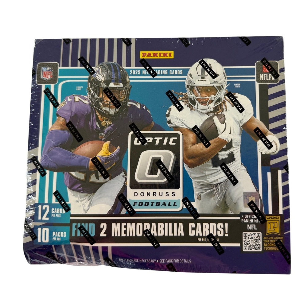 Panini Donruss Optic Football 2025 Hobby Box Cards Factory Sealed Dented Box